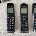 Lot Of 4 Panasonic Kx-tga660 B Dect 6 0 Cordless Expansion Handset Phone