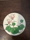 Vintage  Otagiri 6  Coasters Floral Laquerware With Case