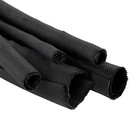 Braided Wire Loom Split Sleeving Self-wrap Cables Management Protector Guardian