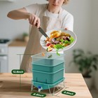 3-tray 15l Worm Farm Composting Bin With Tool Set - Efficient Indoor outdoor Com
