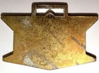Antique John Deere Watch Fob Moline Il Leaping Deer Tractor Advertising Brass
