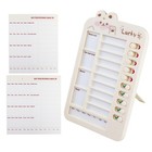 Kids Sliding Chore Chart Visual Schedule Routine Planning Board Boys Girls