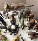 Lot Of 19 Schleich Animals Figures Safari  Dinosaurs  Horses  Wildlife Euc