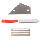 Guitar Fret Crowning File Leveling Tool Rocker Fretboard Protectors Guard Set