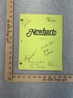 Vintage 1984 Newhart Tv Script Pillow Fight Prod 4117 Signed Cast Autographs Usa