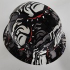 Full Brim Hard Hat Custom Hydro Dipped In Georgia Bulldogs Football     