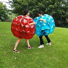 2 Pack Inflatable Bumper Balls 36 Inch Red Blue Pvc Sumo Balls With Patches