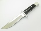 Vintage 1970s Buck 124 Frontiersman Bowie Fixed Blade Hunting Knife
