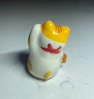 Japanese Maneki Neko Lucky Cat Figurine 2  Ceramic Beckoning Cat Good Luck