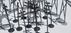 Lot Of  22  Marx S Scale   O Scale Telephone And High Tension Poles