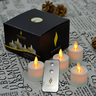 Luminara Moving Flicker Led Tea Lights Battery Operated With Timer For Wedding