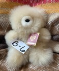 Adorable Peru Genuine 100  Alpaca Fur Plush Stuffed Teddy Bear own Passport   6