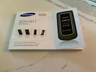 Samsung Axle Sch-r311 User Guide Box Only N0 Cell Flip Phone Manual Instructions