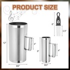3 x8  6 x12  Stainless Steel Guiro Instrument Musical Training Tool With Scraper