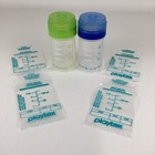 Playtex Baby Nurser Bottles Drop Ins Liners Clear Nipples Caps Lot Vintage 90s