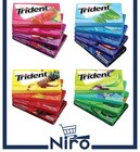 Niro Assortment   Trident Chewing Gum Sampler 14 Count  pack Of 10   Assorted 