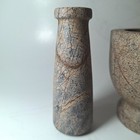 Bidasar Marble Stone Mortar And Pestle Rainforest Marble 5  Free Shipping