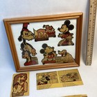 1930   s Post Toasties Corn Flakes Cereal Cut Outs  5   Mickey Mouse  Walt Disney