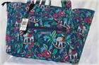 Vera Bradley Kerala Elephants      Miller Travel Bag Large Tote Nwt  free Ship