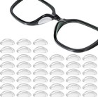 30 Pair Clear Silicone Glasses Nose Pads Stick On Non Slip 1cm Cushions