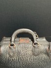 Antique Doctor s Bag Pebbled Leather Gladstone Medical Travel Bag C1940   s 