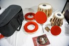 Satnam Copper Bayan Tabla Drum Set   Gig Bag  Tuning Blocks  Hammer  Music Book