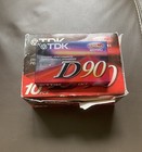 1x Tdk D90 Blank Audio Cassette Tape High Output Recording New Sealed