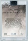 Laura Dern Amilyn Holdo 2018 Topps Star Wars Stellar Signatures Blue Auto 21 25
