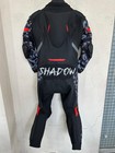 Motorbike Racing Leather Suit  1 2 Piece Custom Suit Black Motorcycle Riding  Ce
