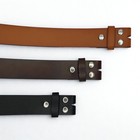 Usa Leather Belt Strap Without Buckle Black Brown Tan Belt 32  - 44  Width 1 5 