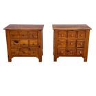 Ethan Allen Maple Colonial Early American Country French Heirloom Nightstands