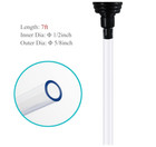 7ft Aquarium Siphon Vacuum Cleaner For Fish Tank Cleaning Gravel    Sand - New
