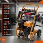 3950 Psi Gas Pressure Washer 5 Nozzles Gas Powered Washer 7hp 2 6 Gpm 212cc