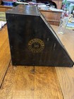 Antique Metal Jp Coats Counter Top Spool     Thread Cabinet W 70  Wood Spools