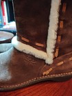 Ugg Boots Women s Size 11 Brown Suede Leather Sheepskin Boots