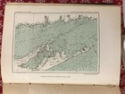 Sale  Genuine Antique 1893 Color Lithographed Map East End Long Island New York