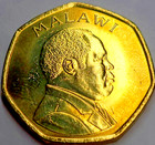 Malawi - Africa 1996 50 Tambala Coin- Km 30 - 22mm - Bakili Muluzi-bu