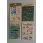 Vintage Hallmark Christmas Sticker Lot 80s Holiday Collectible Stickers 