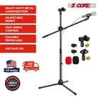5core Tripod Mic Stand 4pc Adjustable 76  Heavy Duty Floor Microphone Boom Arm
