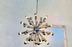 Vintage Chrome Sputnik Chandelier 1970 S Pendant Chromed Space Age Atomic Design