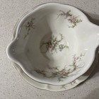 Theodore Haviland New York - Rosalinde Gravy Boat With Attached Underplate