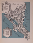 4 Pcs  1943 Picture Map Geography Of Mexico  Central America   West Indies