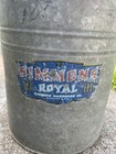 Rare Antique Simmons Hardware Royal Galvanized Minnow Bucket Usa Early 1900s Vtg