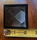 Select Quantity Of 2 x2  Pyramid Black Metal Post Caps