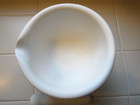 Vtg Coors Usa Heavy White Porcelain Lab Mortar   Pestle Apothecary