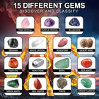 Volcano Gemstone Dig Kit  Science Stem Educational Toys Gifts For Kids Age 6-12