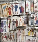 Vintage Sewing Pattern Mixed Lot  25  Butterick  Mccall   s Simplicity Cut   Uncut
