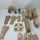 Wooden Train Track Lot Railway Set Thomas The Train Brio Accessories 51-piece