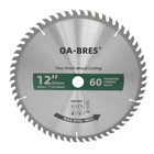 12-inch Miter table Saw Blades  60-tooth Atb Tct Fine Finish Wood Cutting Circul