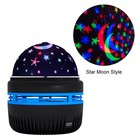 Starry Night Light Projector Star Sky Moon Lamp Kids Bedroom Lights Rotating Led